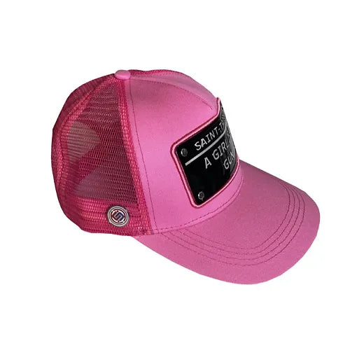 Casquette "A GIRL IS A GUN" Saint-Tropez