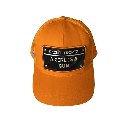 Casquette "A GIRL IS A GUN" Saint-Tropez