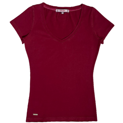 Women's V-NECK SLIM FIT T-SHIRT