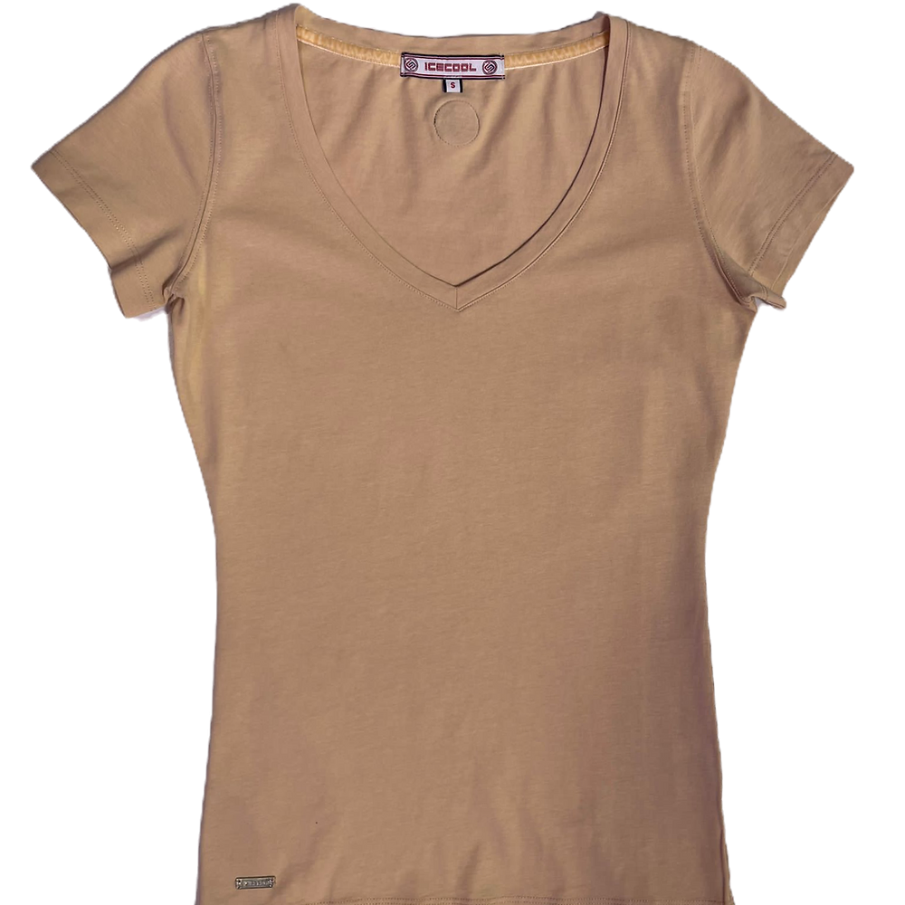 Women's V-NECK SLIM FIT T-SHIRT