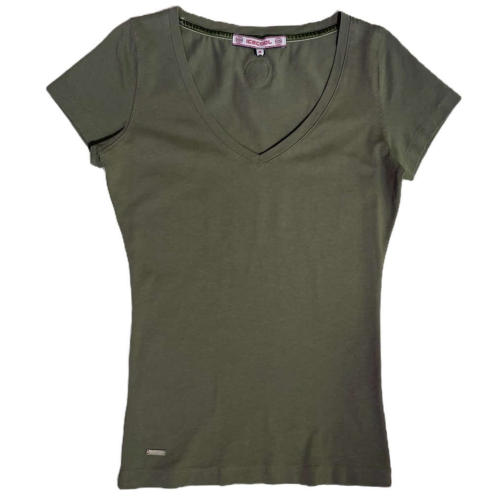 Women's V-NECK SLIM FIT T-SHIRT