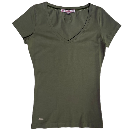 Women's V-NECK SLIM FIT T-SHIRT