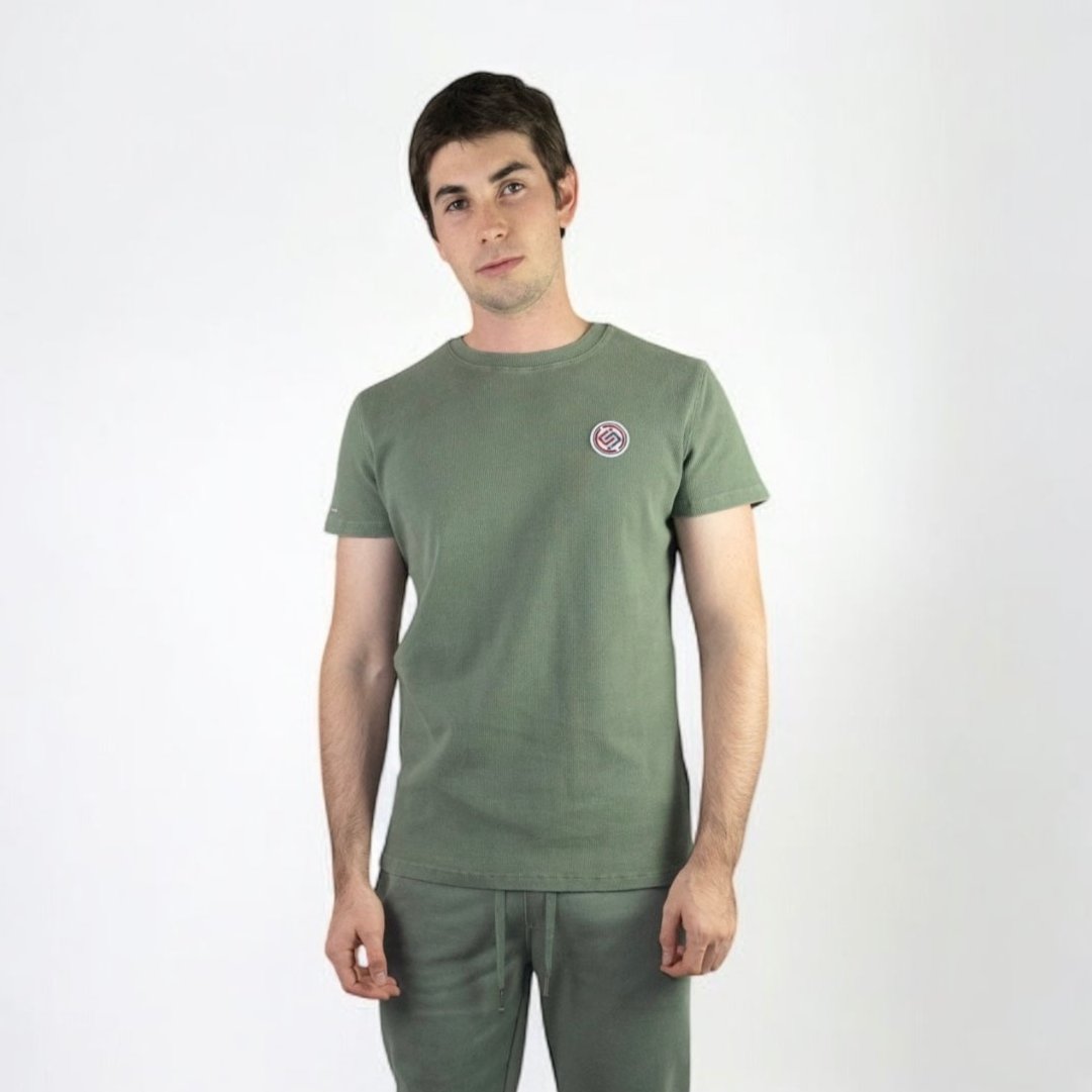 T-SHIRT COTELÉ SLIM FIT