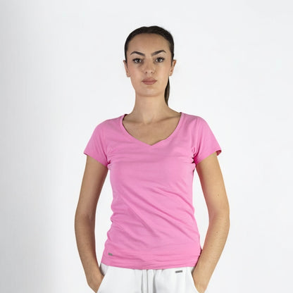 T-SHIRT COL V SLIM FIT Femme