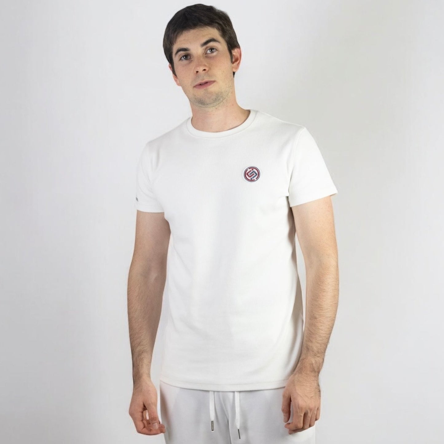 T-SHIRT COTELÉ SLIM FIT