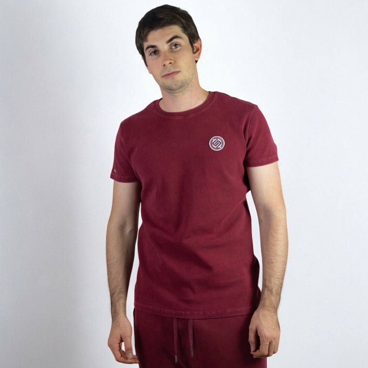 T-SHIRT COTELÉ SLIM FIT